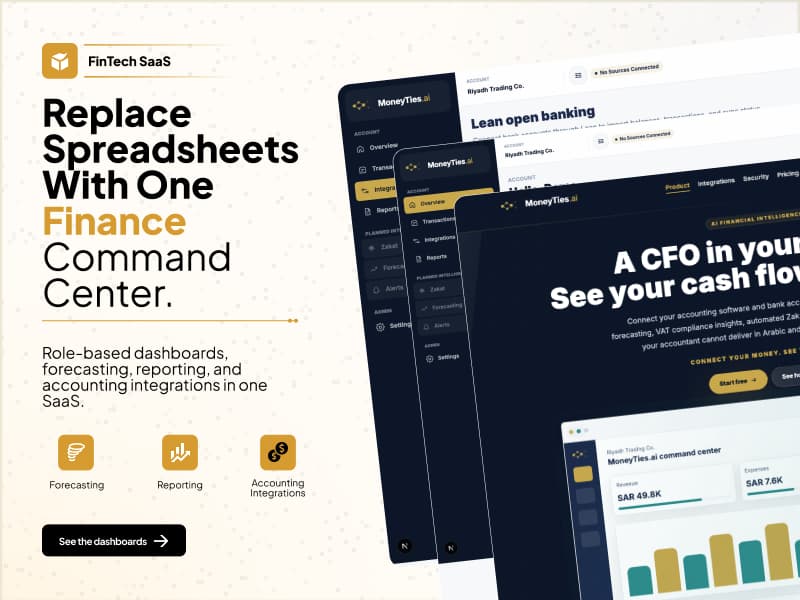 MoneyTies product interface